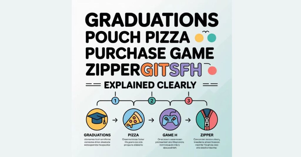 Graduations Pouch Pizza Purchase Game Zippergitsfh