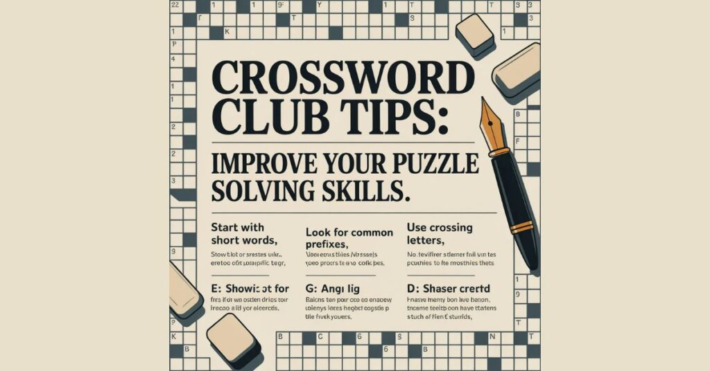 Crossword Club Tips: Improve Your Puzzle Solving Skills Crossword Club