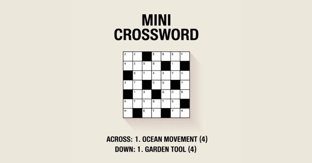 Mini Crossword Hint